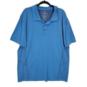 Mack Weldon Men's Stealth Performance Polo Italian Fibers Seamless Wicking‎ XXL